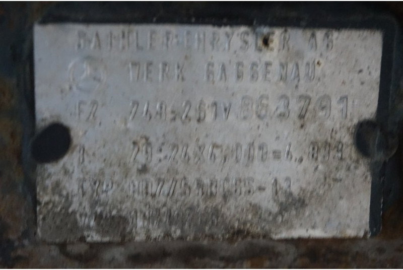 Mercedes-Benz HD7/55DCGS-13 29/24X4.00 - Axă spate pentru Camion: Foto 4 Mercedes-Benz HD7/55DCGS-13 29/24X4.00 - Axă spate pentru Camion: Foto 4