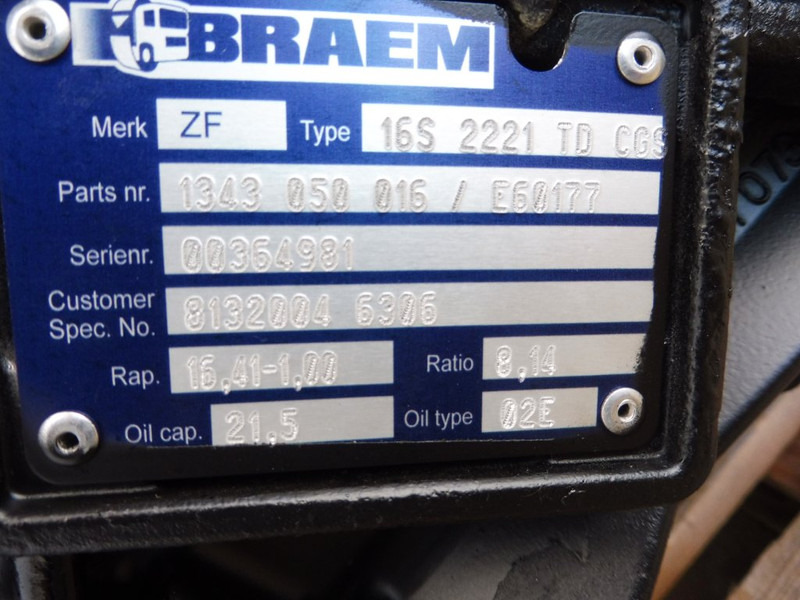 ZF 16S2221TD+IT - Cutie de viteze pentru Camion: Foto 5 ZF 16S2221TD+IT - Cutie de viteze pentru Camion: Foto 5