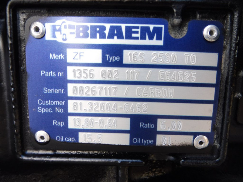 ZF 16S2530TO RM CARBON - Cutie de viteze pentru Camion: Foto 5 ZF 16S2530TO RM CARBON - Cutie de viteze pentru Camion: Foto 5