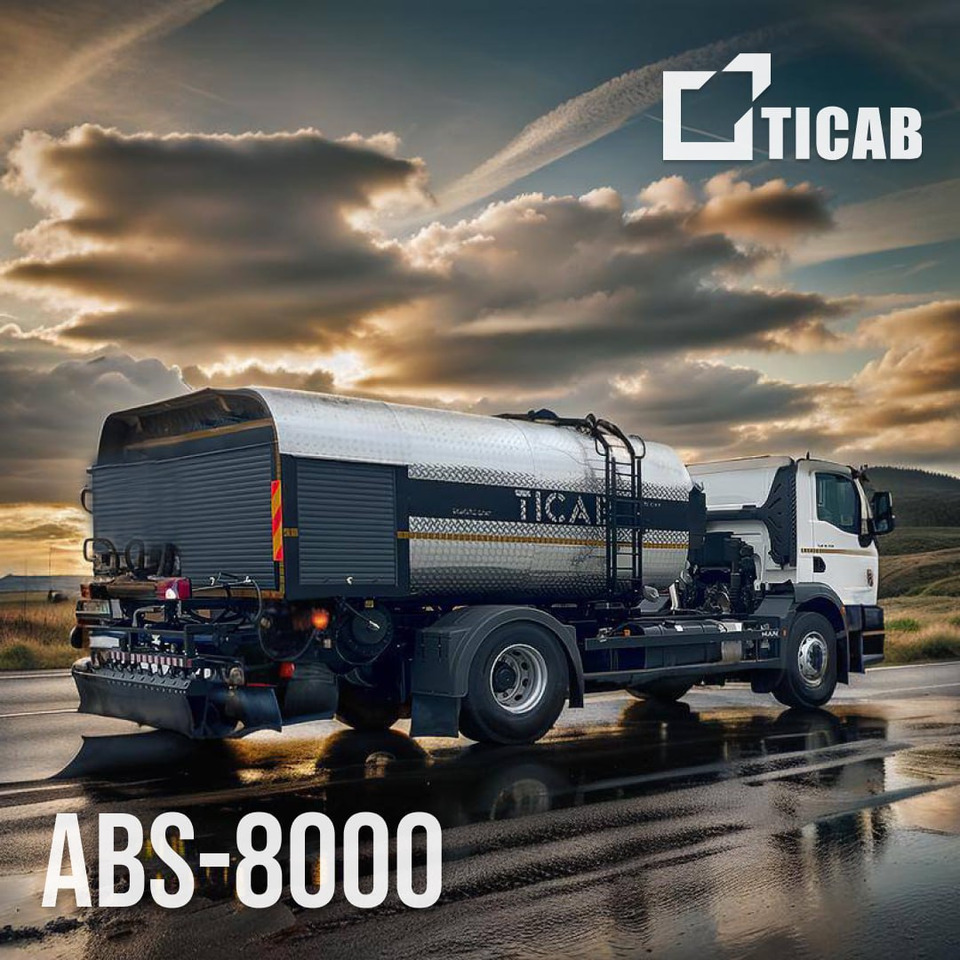 TICAB Asphalt Distributor, 8000 L, Аutonomous Asphalt Sprayer, Manufacturer - Autopompă de beton: Foto 4 TICAB Asphalt Distributor, 8000 L, Аutonomous Asphalt Sprayer, Manufacturer - Autopompă de beton: Foto 4
