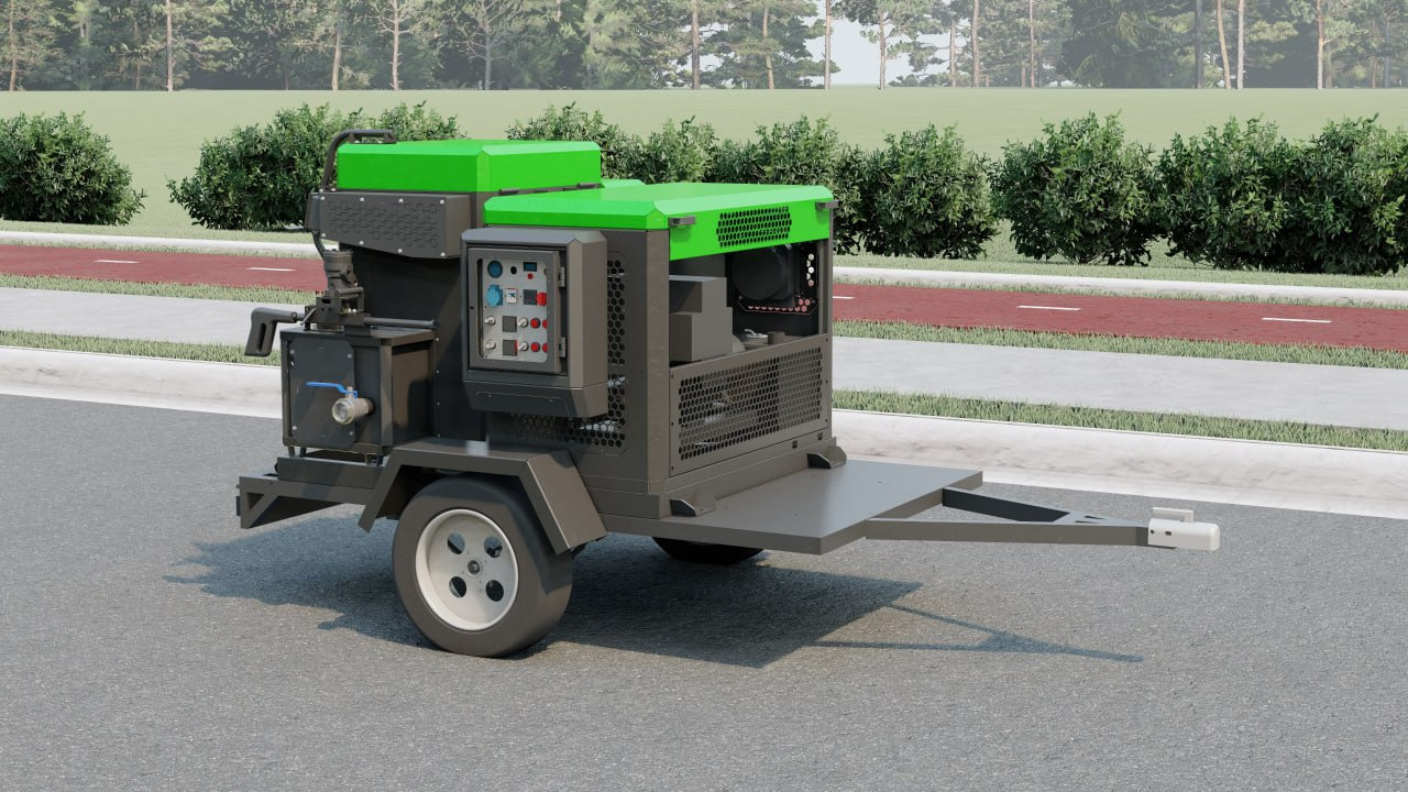 TICAB Crack sealing machine , 120 l, Asphalt crack filler, Manufacturer - Finisor de asfalt: Foto 1 TICAB Crack sealing machine , 120 l, Asphalt crack filler, Manufacturer - Finisor de asfalt: Foto 1