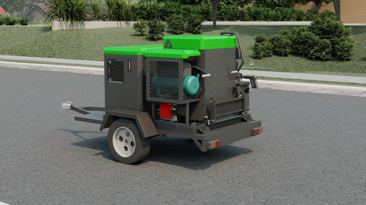 TICAB Crack sealing machine , 120 l, Asphalt crack filler, Manufacturer - Finisor de asfalt: Foto 2 TICAB Crack sealing machine , 120 l, Asphalt crack filler, Manufacturer - Finisor de asfalt: Foto 2