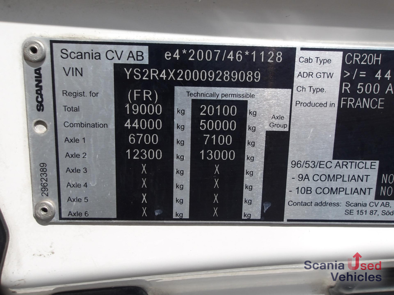 Cap tractor SCANIA R 500 EB - MEGA - HIGHLINE - SCR ONLY - ACC: Foto 7