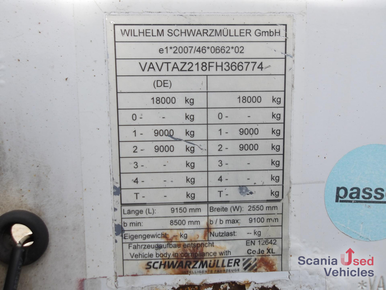 SCHWARZMUELLER AZ18 T-Serie - BPW Achsen - ALCOA - Palettenkasten - Remorcă platformă: Foto 2 SCHWARZMUELLER AZ18 T-Serie - BPW Achsen - ALCOA - Palettenkasten - Remorcă platformă: Foto 2