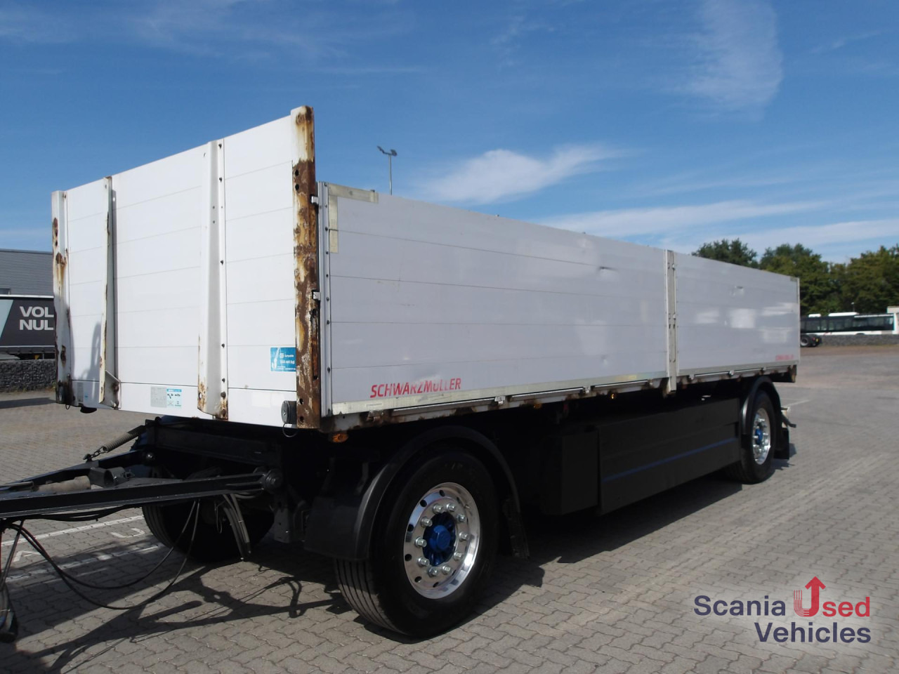SCHWARZMUELLER AZ18 T-Serie - BPW Achsen - ALCOA - Palettenkasten - Remorcă platformă: Foto 1 SCHWARZMUELLER AZ18 T-Serie - BPW Achsen - ALCOA - Palettenkasten - Remorcă platformă: Foto 1