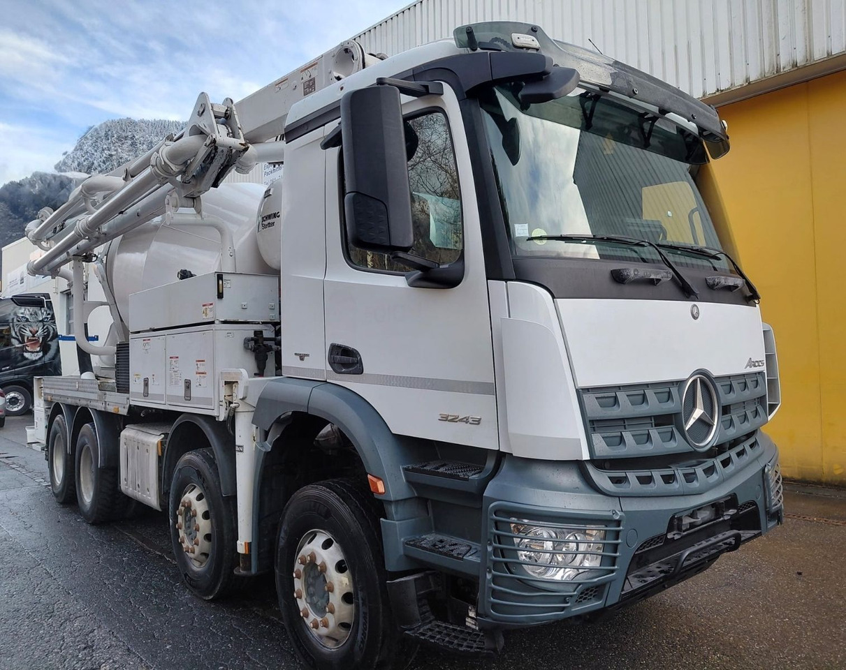 Mercedes-Benz Arocs 3243 8x4, E6, Schwing 24m, Stetter 7m3 - Autopompă de beton: Foto 1 Mercedes-Benz Arocs 3243 8x4, E6, Schwing 24m, Stetter 7m3 - Autopompă de beton: Foto 1