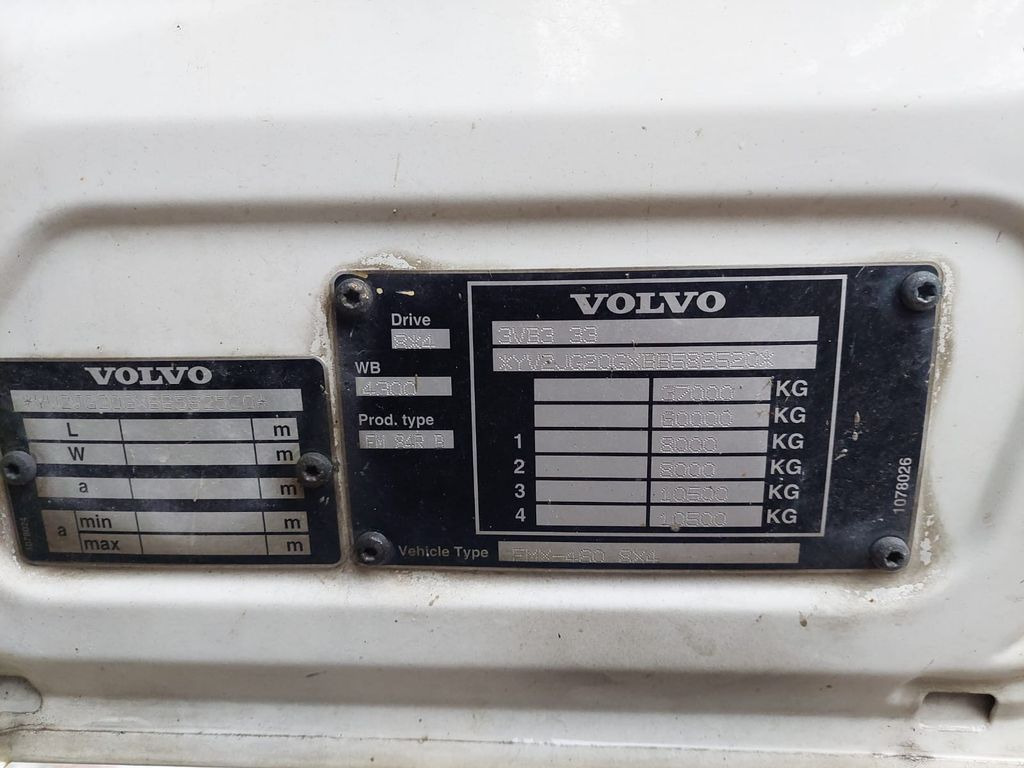 Camion cu cârlig Volvo FMX460 8x4R, E5, Retarder, Abroll Trösch: Foto 20