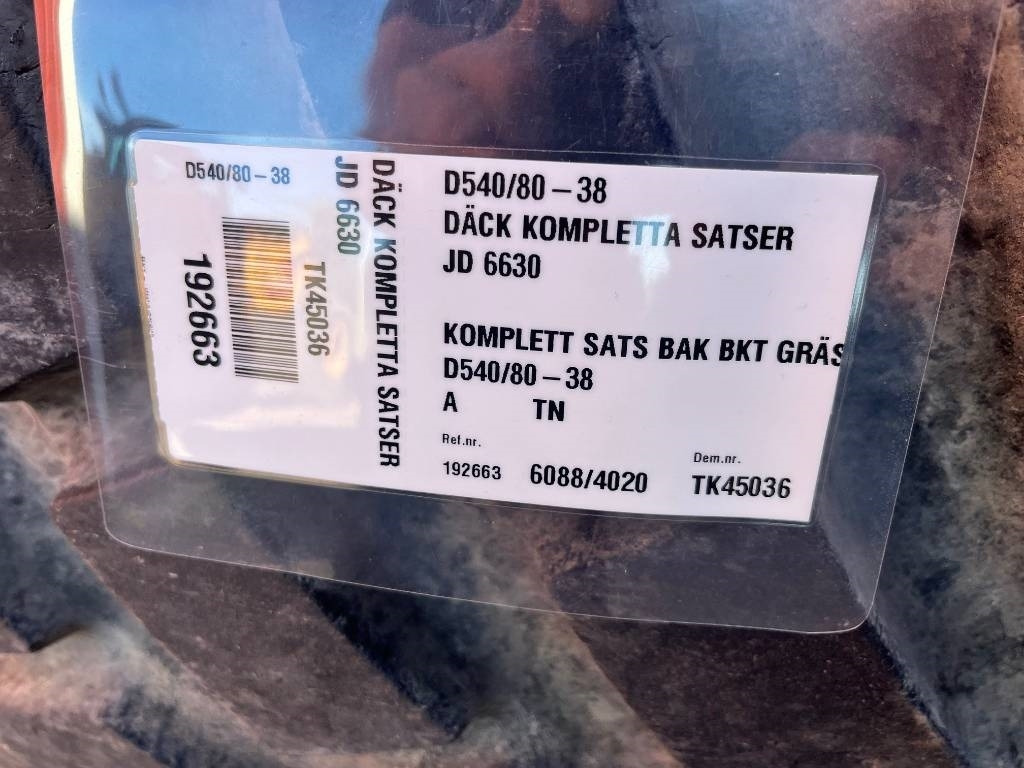 BKT 540/80-38 Ridemax till John Deere 6630 - Anvelopă pentru Utilaje agricole: Foto 2 BKT 540/80-38 Ridemax till John Deere 6630 - Anvelopă pentru Utilaje agricole: Foto 2