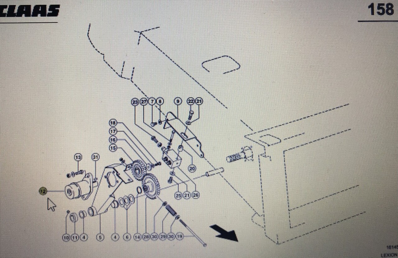 00 0074 318 2/silnik hydrauliczny/Claas Lexion 580 780-770 670/Tucano 330-320 450-440 340 - Motor hidraulic pentru Combină de recoltat cereale: Foto 1 00 0074 318 2/silnik hydrauliczny/Claas Lexion 580 780-770 670/Tucano 330-320 450-440 340 - Motor hidraulic pentru Combină de recoltat cereale: Foto 1