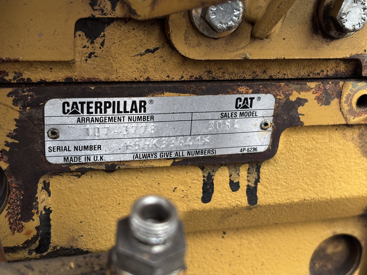 CAT Caterpillar Perkins 107-3778 1073778 Silnik 3054 CZĘŚCI - Motor şi piese pentru Utilaje constructii: Foto 2 CAT Caterpillar Perkins 107-3778 1073778 Silnik 3054 CZĘŚCI - Motor şi piese pentru Utilaje constructii: Foto 2