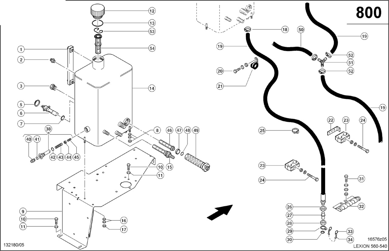 Claas Lexion 560 UCHWYT ZBIORNIKA 0007716613 (Zbiornik hydrauliki) - Rezervor hidraulic pentru Combină de recoltat cereale: Foto 1 Claas Lexion 560 UCHWYT ZBIORNIKA 0007716613 (Zbiornik hydrauliki) - Rezervor hidraulic pentru Combină de recoltat cereale: Foto 1