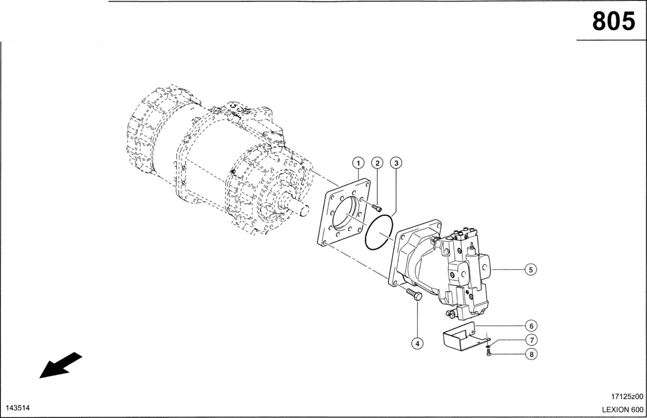 Claas Lexion 600 SILNIK HYDRAULICZNY 0007454880 (Hydrostatyczny napęd jezdny) - Motor hidraulic pentru Utilaje agricole: Foto 1 Claas Lexion 600 SILNIK HYDRAULICZNY 0007454880 (Hydrostatyczny napęd jezdny) - Motor hidraulic pentru Utilaje agricole: Foto 1