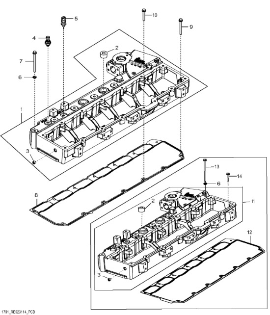 DZ106792 John Deere 8345R - Kolektor wlotowy - Galerie admisie pentru Utilaje agricole: Foto 1 DZ106792 John Deere 8345R - Kolektor wlotowy - Galerie admisie pentru Utilaje agricole: Foto 1