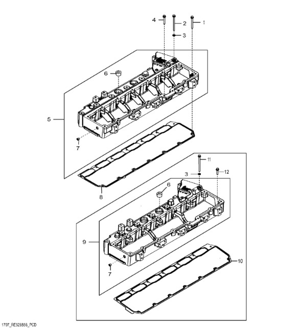 DZ106793 John Deere 8345R - Kolektor wlotowy - Galerie admisie pentru Tractor agricol: Foto 1 DZ106793 John Deere 8345R - Kolektor wlotowy - Galerie admisie pentru Tractor agricol: Foto 1