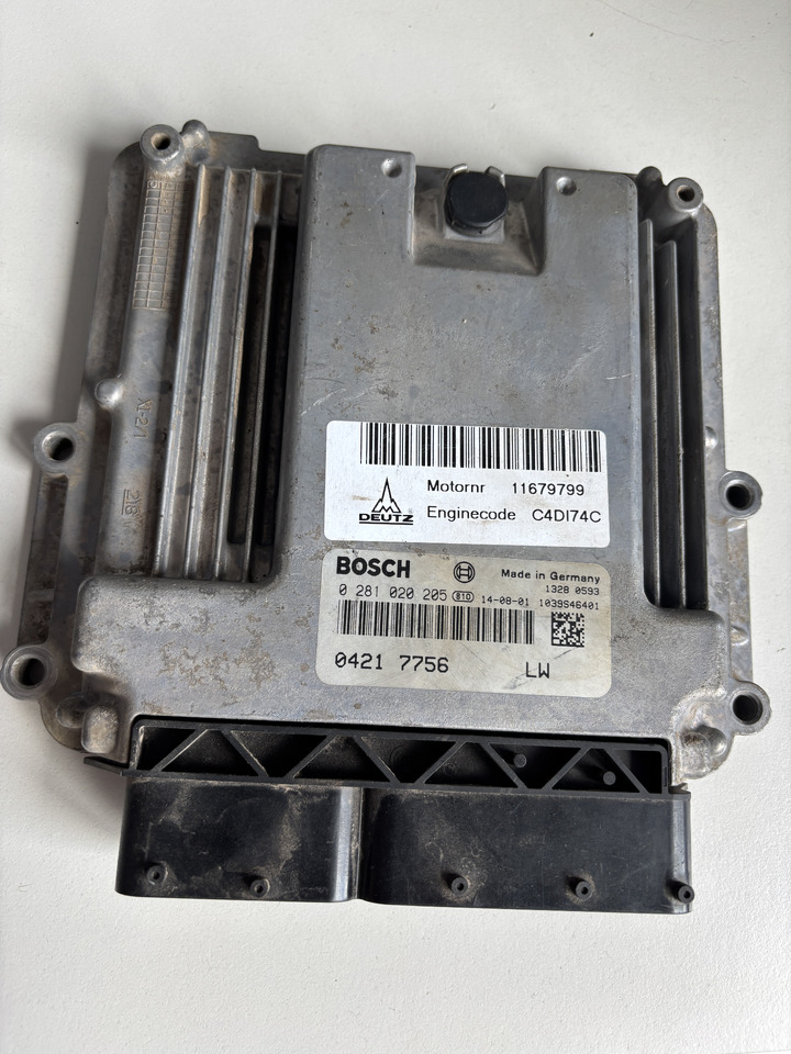 Deutz TCD - moduł sterownik ECU 0281020205 04217756 - Calculator de bord pentru Utilaje agricole: Foto 1 Deutz TCD - moduł sterownik ECU 0281020205 04217756 - Calculator de bord pentru Utilaje agricole: Foto 1