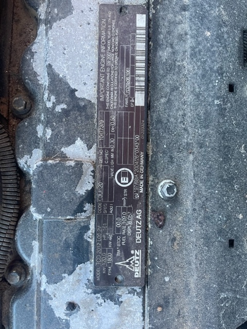 Deutz TCD2012L062V , TCD 2012 L06 2V silnik sprawny 100% gwarancja - Motor pentru Utilaje agricole: Foto 1 Deutz TCD2012L062V , TCD 2012 L06 2V silnik sprawny 100% gwarancja - Motor pentru Utilaje agricole: Foto 1