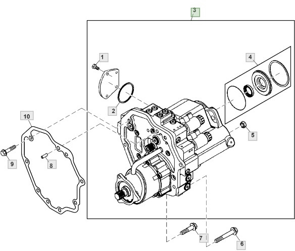 John Deere 3120 3320 3520 3720 - hydrostat silnik hydrostatyczny LVA15190 - Motor hidraulic pentru Utilaje agricole: Foto 1 John Deere 3120 3320 3520 3720 - hydrostat silnik hydrostatyczny LVA15190 - Motor hidraulic pentru Utilaje agricole: Foto 1