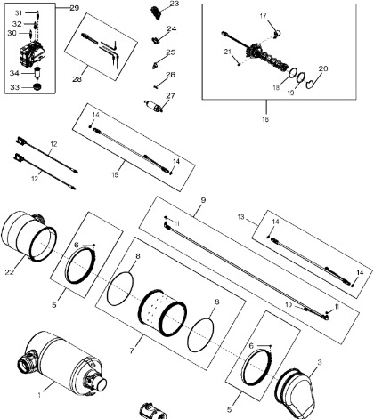 John Deere 9470RX - Rura wydechowa DZ101400 (Silnik) - Țeavă esapament pentru Utilaje agricole: Foto 1 John Deere 9470RX - Rura wydechowa DZ101400 (Silnik) - Țeavă esapament pentru Utilaje agricole: Foto 1