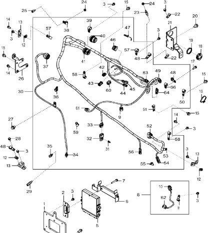 John Deere 9470RX - Wiązka przewodów DZ107343 (Silnik) - Cablu/ Fire electric pentru Utilaje agricole: Foto 1 John Deere 9470RX - Wiązka przewodów DZ107343 (Silnik) - Cablu/ Fire electric pentru Utilaje agricole: Foto 1