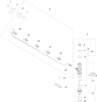 John Deere 9470RX - Wiązka przewodów RE534282 (Silnik) - Cablu/ Fire electric pentru Utilaje agricole: Foto 1 John Deere 9470RX - Wiązka przewodów RE534282 (Silnik) - Cablu/ Fire electric pentru Utilaje agricole: Foto 1