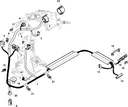 John Deere 9470RX - Wiązka przewodów RE574961 (Hamulec) - Cablu/ Fire electric pentru Tractor agricol: Foto 1 John Deere 9470RX - Wiązka przewodów RE574961 (Hamulec) - Cablu/ Fire electric pentru Tractor agricol: Foto 1