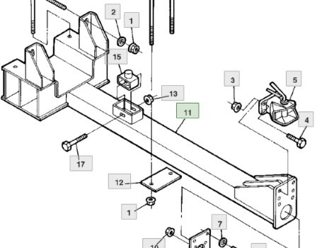 John Deere 9780CTS 9780HM 9780 CTS Zaczep AH158268 CZĘŚCI - Caroserie și exterior pentru Utilaje agricole: Foto 1 John Deere 9780CTS 9780HM 9780 CTS Zaczep AH158268 CZĘŚCI - Caroserie și exterior pentru Utilaje agricole: Foto 1