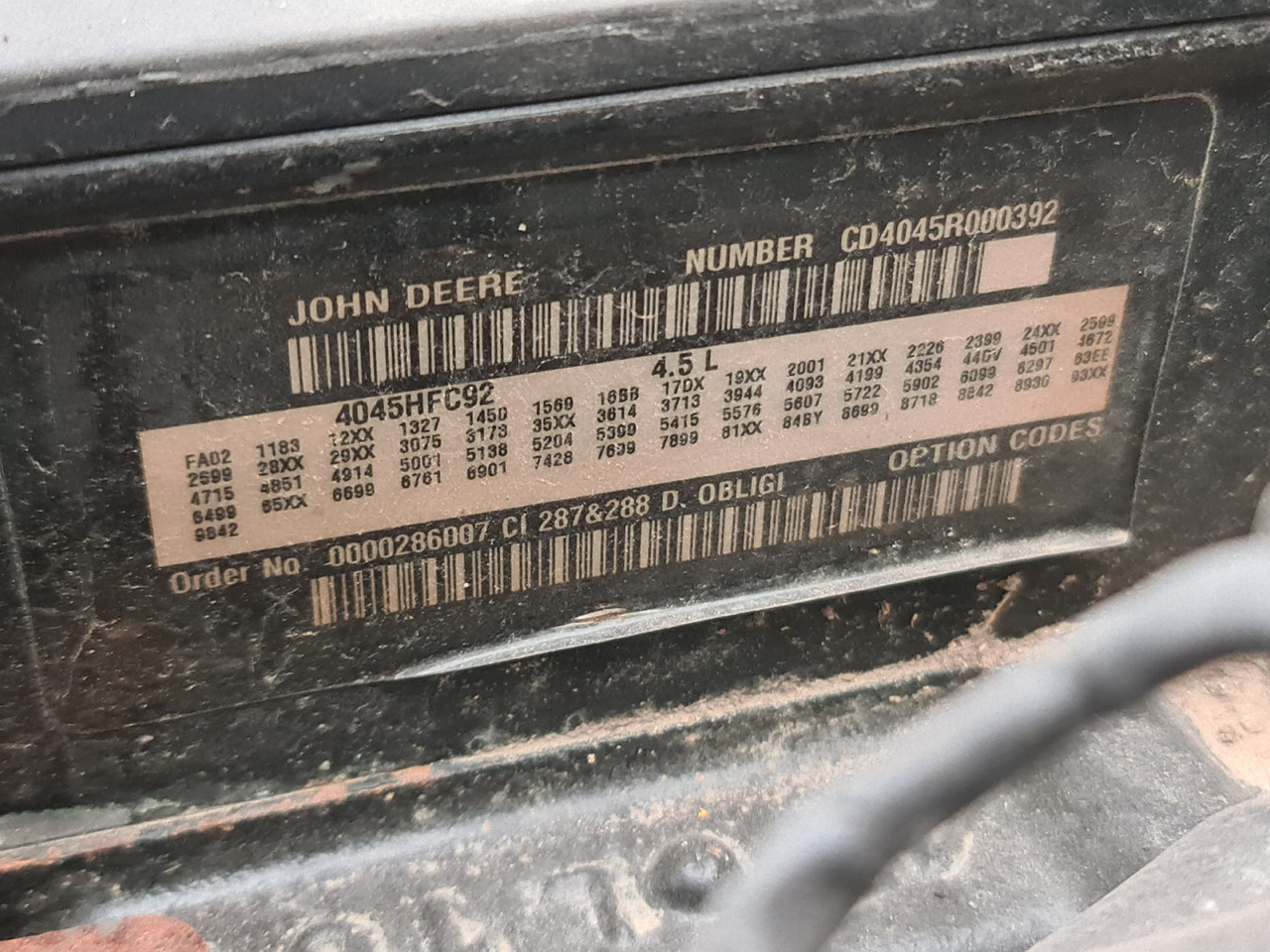 John Deere Silnik PowerTech PWX 4045HFC92 4.5L - Motor pentru Utilaje agricole: Foto 2 John Deere Silnik PowerTech PWX 4045HFC92 4.5L - Motor pentru Utilaje agricole: Foto 2