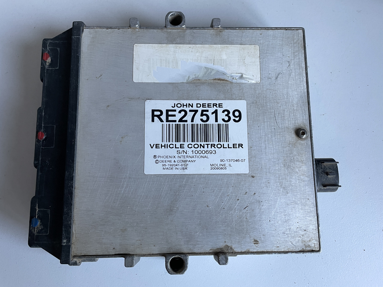John Deere - moduł sterownik RE275139 - Sistem electric pentru Utilaje agricole: Foto 1 John Deere - moduł sterownik RE275139 - Sistem electric pentru Utilaje agricole: Foto 1
