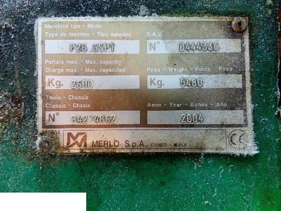 ŁADOWARKA TELESKOPOWA Merlo p26.6 spt - CZĘŚCI - Most Tylny - Axă spate pentru Stivuitor telescopic: Foto 5 ŁADOWARKA TELESKOPOWA Merlo p26.6 spt - CZĘŚCI - Most Tylny - Axă spate pentru Stivuitor telescopic: Foto 5