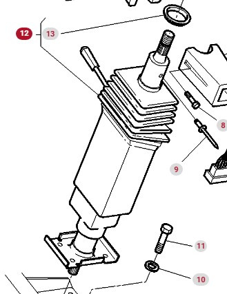 Massey Ferguson 8160 Kolumna Kierownicza CZĘŚCI 3713868M2 - Coloană de direcție pentru Utilaje agricole: Foto 2 Massey Ferguson 8160 Kolumna Kierownicza CZĘŚCI 3713868M2 - Coloană de direcție pentru Utilaje agricole: Foto 2