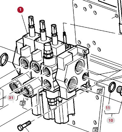 Massey Ferguson 8160 Rozdzielacz Hydrauliczny 3 CZĘŚCI 3713021M93 - Supapa hidraulica pentru Utilaje agricole: Foto 2 Massey Ferguson 8160 Rozdzielacz Hydrauliczny 3 CZĘŚCI 3713021M93 - Supapa hidraulica pentru Utilaje agricole: Foto 2