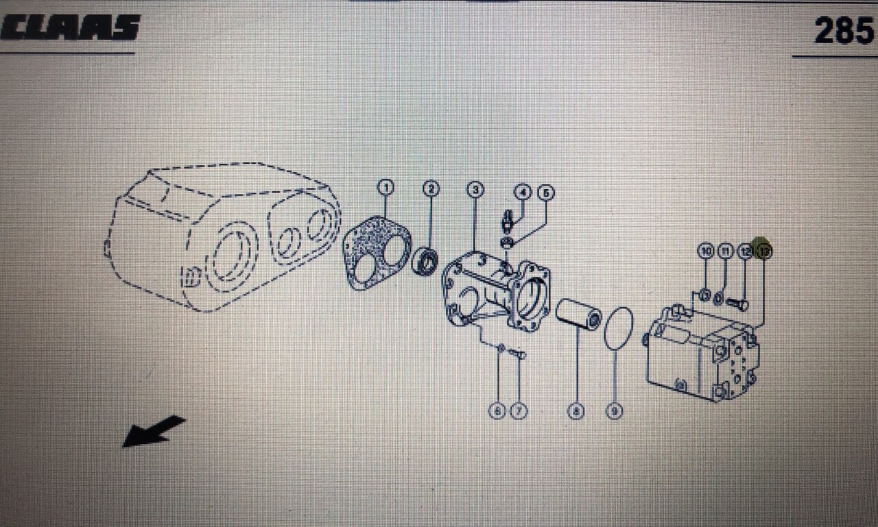 Silnik hydrauliczny Claas Mega 370-340 Nr 13 na rys katalogowym Nr katalogowy 000 669 119 0 - Motor hidraulic pentru Combină de recoltat cereale: Foto 1 Silnik hydrauliczny Claas Mega 370-340 Nr 13 na rys katalogowym Nr katalogowy 000 669 119 0 - Motor hidraulic pentru Combină de recoltat cereale: Foto 1