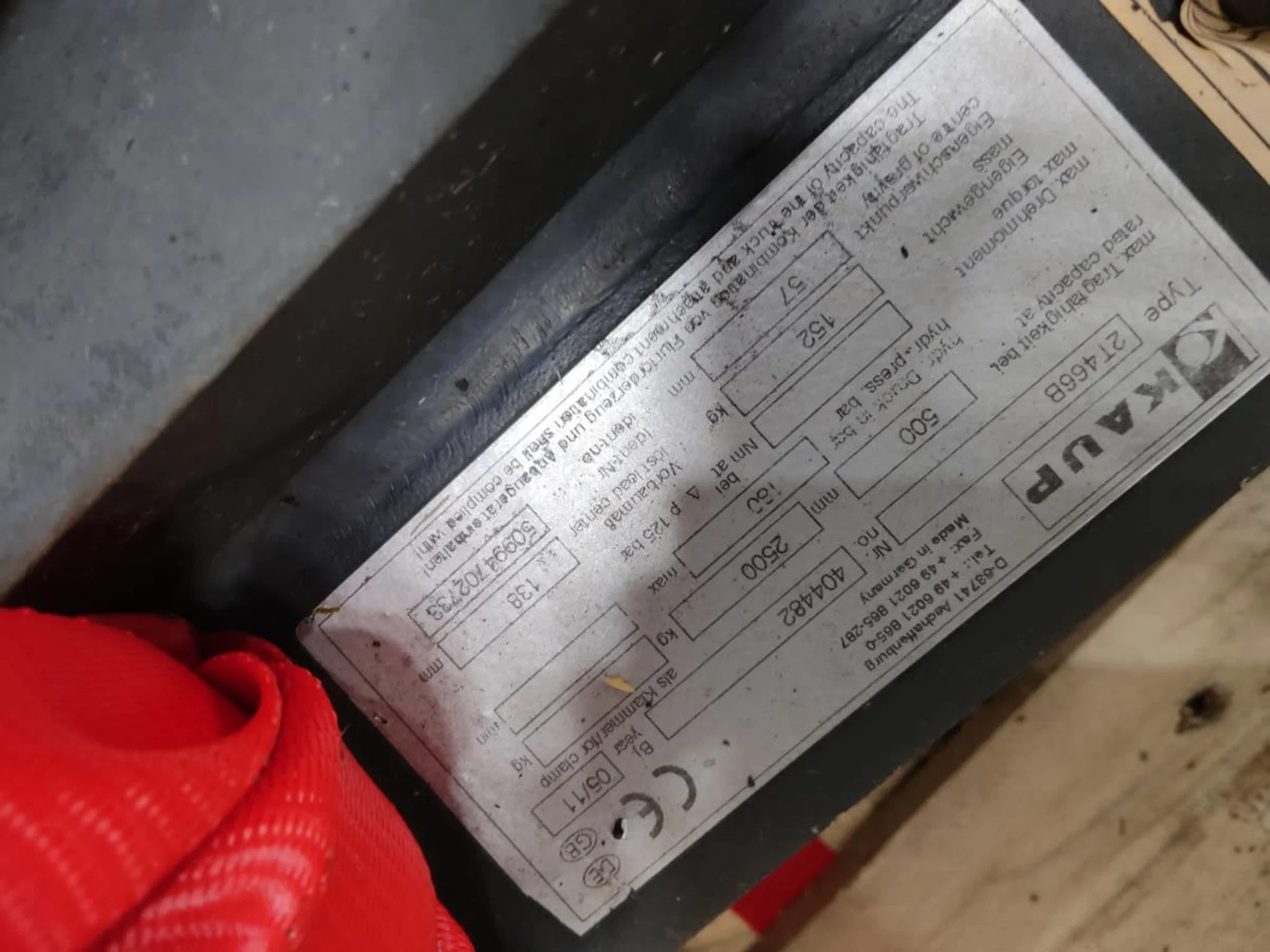 Kaup 2T466B - Ataşament pentru Stivuitor: Foto 2 Kaup 2T466B - Ataşament pentru Stivuitor: Foto 2