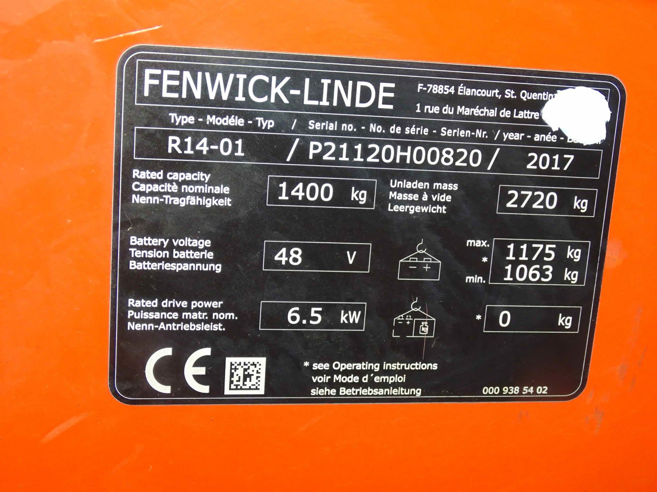 Linde R14 - Stivuitor cu catarg retractabil: Foto 2 Linde R14 - Stivuitor cu catarg retractabil: Foto 2