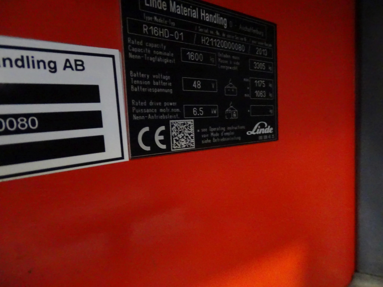 Linde R16HD-01 - Stivuitor cu catarg retractabil: Foto 5 Linde R16HD-01 - Stivuitor cu catarg retractabil: Foto 5