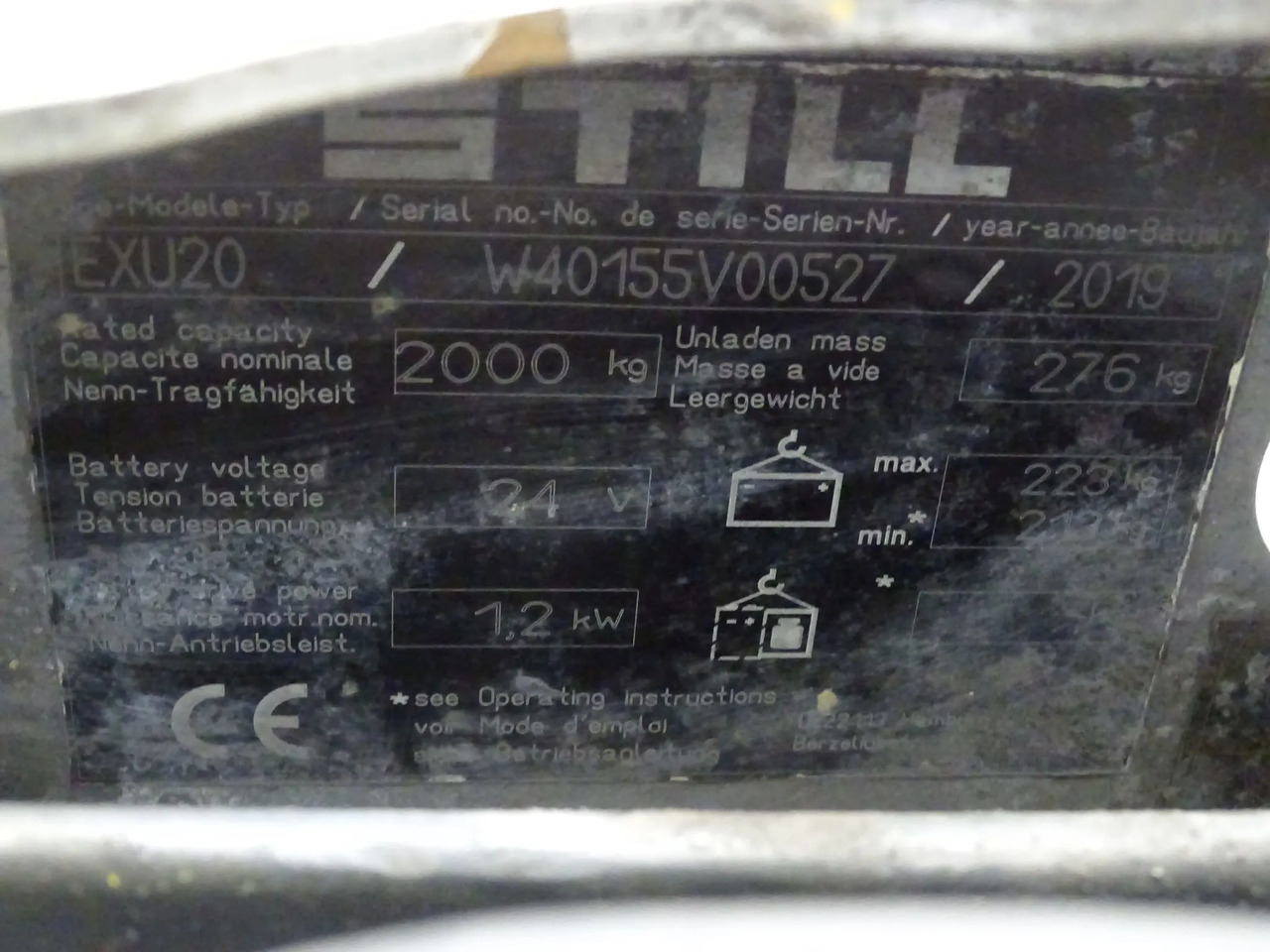 STILL EXU20 - Transpalet manual: Foto 5 STILL EXU20 - Transpalet manual: Foto 5