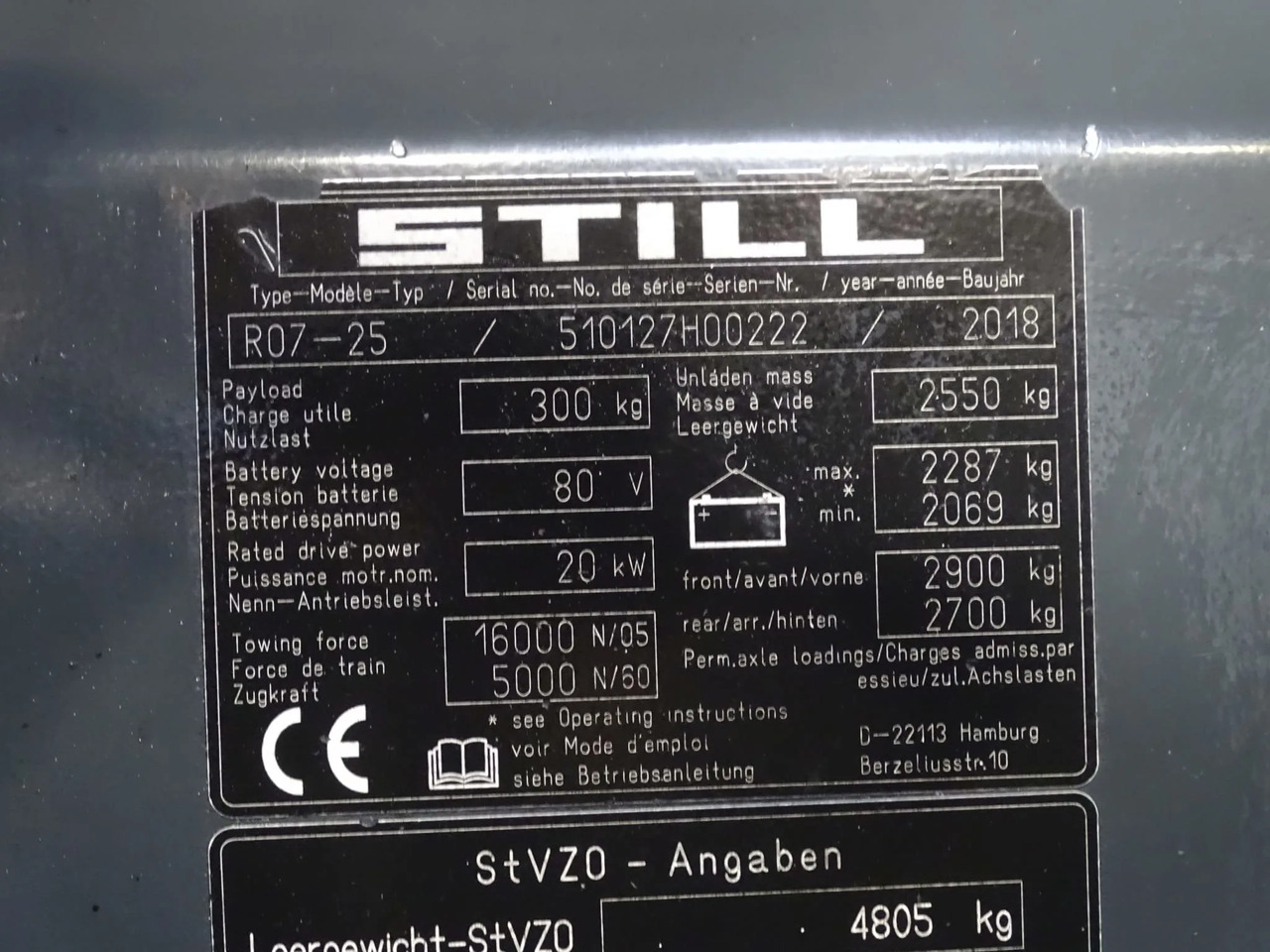 STILL R07-25 - Tractor electric: Foto 5 STILL R07-25 - Tractor electric: Foto 5