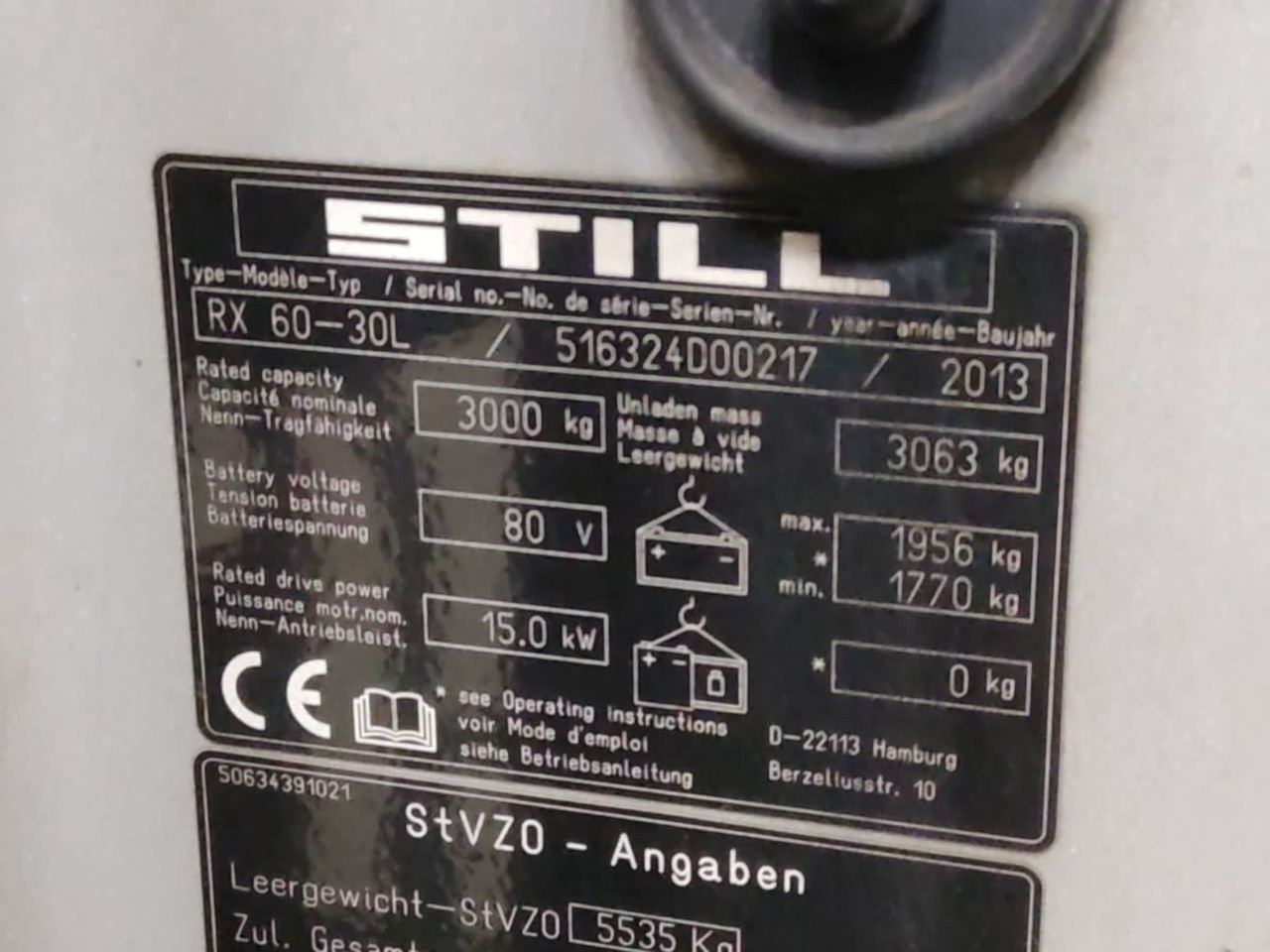 STILL RX60-30L - Electrostivuitor: Foto 5 STILL RX60-30L - Electrostivuitor: Foto 5