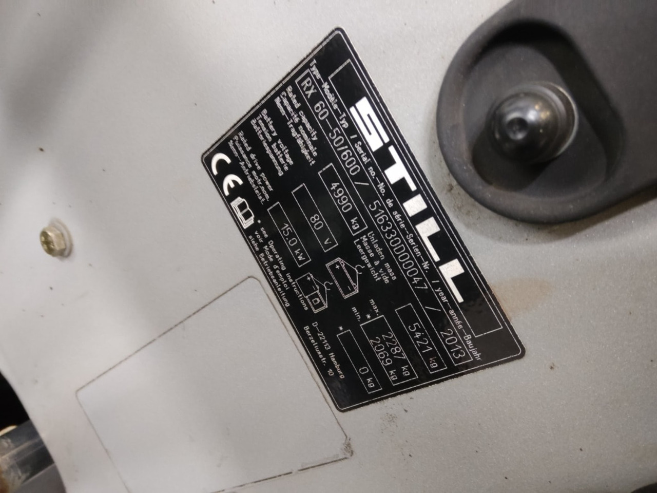 STILL RX60-50/600 - Electrostivuitor: Foto 5 STILL RX60-50/600 - Electrostivuitor: Foto 5