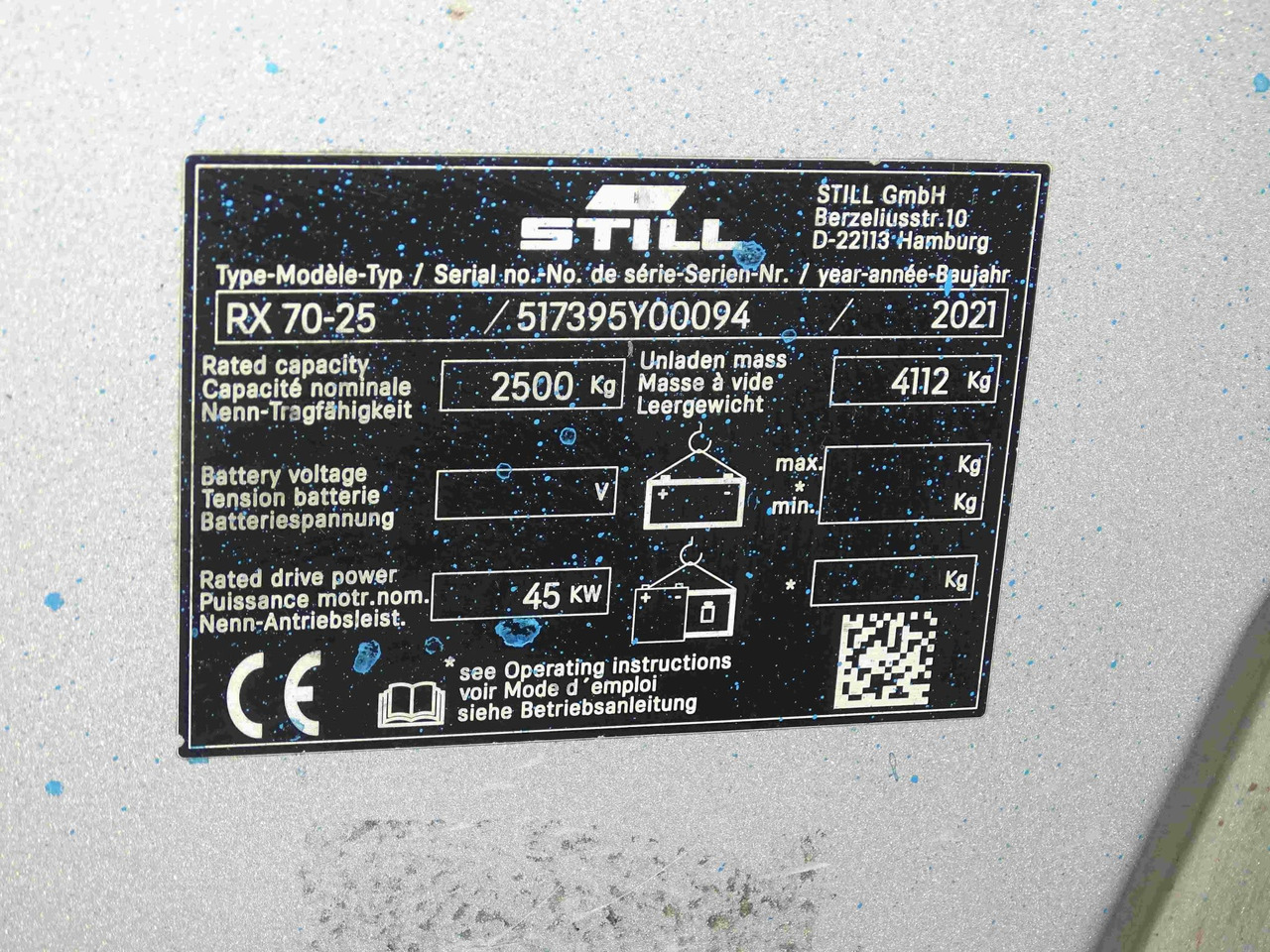 STILL RX70-25 - Stivuitor diesel: Foto 5 STILL RX70-25 - Stivuitor diesel: Foto 5