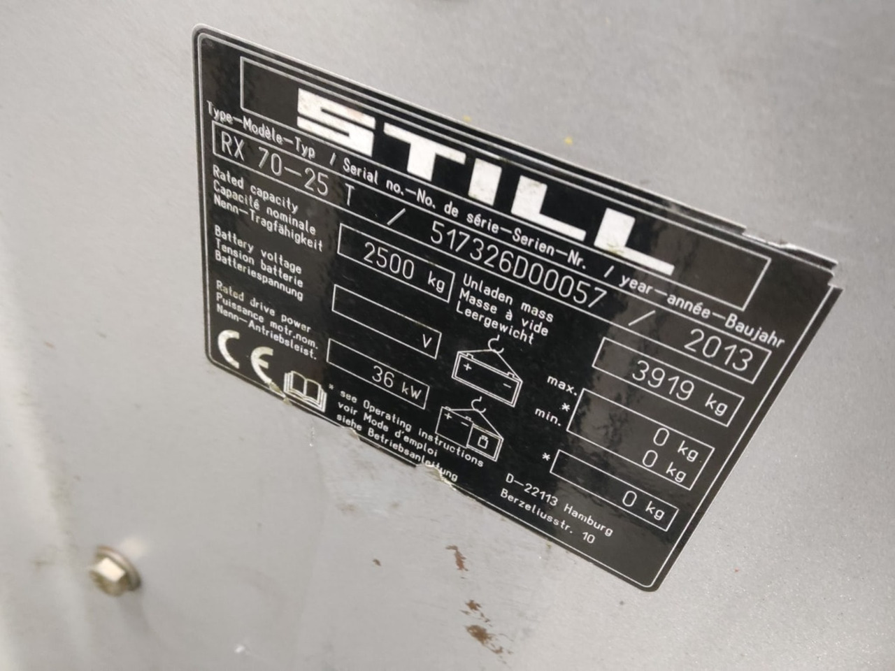 STILL RX70-25T - Stivuitor GPL: Foto 5 STILL RX70-25T - Stivuitor GPL: Foto 5