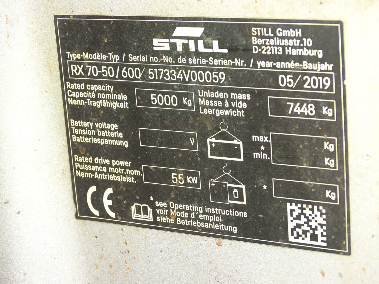 STILL RX70-50/600 - Stivuitor diesel: Foto 2 STILL RX70-50/600 - Stivuitor diesel: Foto 2