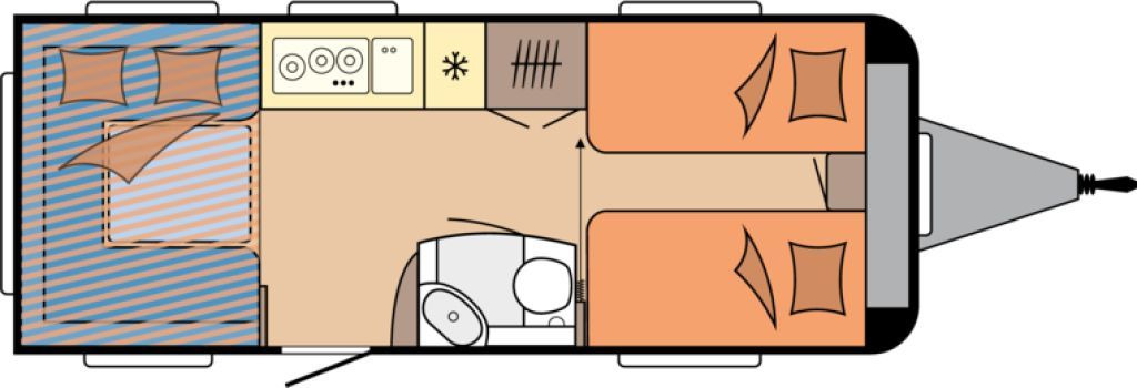 Hobby De Luxe 515 UHL 2000kg. Backofen, Dunsthaube + - Rulotă: Foto 2 Hobby De Luxe 515 UHL 2000kg. Backofen, Dunsthaube + - Rulotă: Foto 2