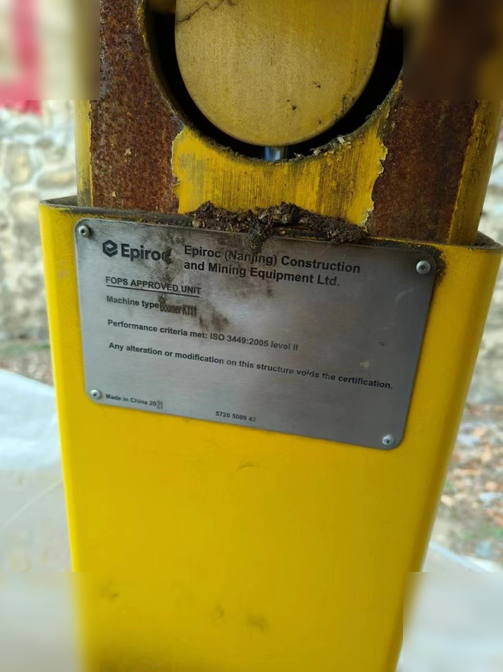 2021 EPIROC BOOMER K111 - Masina de foraj orizontala: Foto 2 2021 EPIROC BOOMER K111 - Masina de foraj orizontala: Foto 2