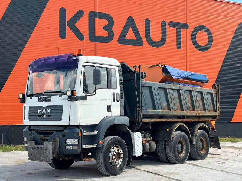MAN TGA 26.430 6x4 BOX L=5014 mm / POSSIBLE TO BUY WITH SPREADER Schmidt stratos B60 - Camion basculantă: Foto 1 MAN TGA 26.430 6x4 BOX L=5014 mm / POSSIBLE TO BUY WITH SPREADER Schmidt stratos B60 - Camion basculantă: Foto 1