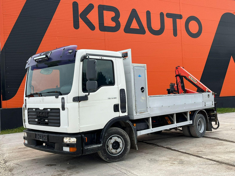MAN TGL 8.180 4x2 PK 4200 YEAR 2013 / PLATFORM L=3710 mm - Camion platformă, Camion cu macara: Foto 2 MAN TGL 8.180 4x2 PK 4200 YEAR 2013 / PLATFORM L=3710 mm - Camion platformă, Camion cu macara: Foto 2