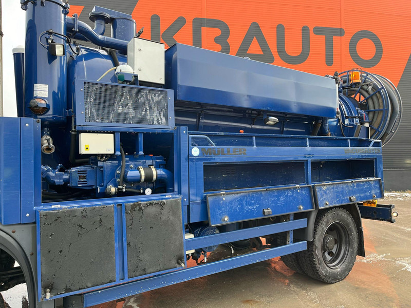Maşină pentru vidanjări MAN TGM 13.290 4x4 TANK 6500 l / VACUUM Vacustar W900R / PRESSURE Pratissoli KE28 - 61 l/min - 150 bar: Foto 13