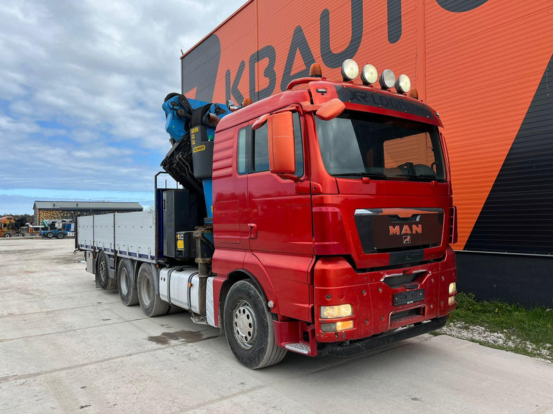 MAN TGX 35.480 8x4*4 PK 65002 + JIB / PLATFORM L=6800 mm - Camion platformă, Camion cu macara: Foto 4 MAN TGX 35.480 8x4*4 PK 65002 + JIB / PLATFORM L=6800 mm - Camion platformă, Camion cu macara: Foto 4