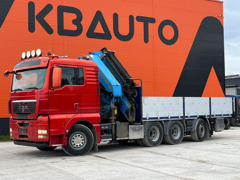 MAN TGX 35.480 8x4*4 PK 65002 + JIB / PLATFORM L=6800 mm - Camion platformă, Camion cu macara: Foto 2 MAN TGX 35.480 8x4*4 PK 65002 + JIB / PLATFORM L=6800 mm - Camion platformă, Camion cu macara: Foto 2