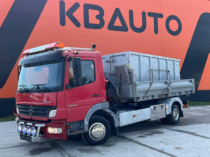Mercedes-Benz Atego 1024 4x2 PK4100 + WINCH / HOOK LIFT L=3900 mm - Camion cu cârlig, Camion cu macara: Foto 2 Mercedes-Benz Atego 1024 4x2 PK4100 + WINCH / HOOK LIFT L=3900 mm - Camion cu cârlig, Camion cu macara: Foto 2